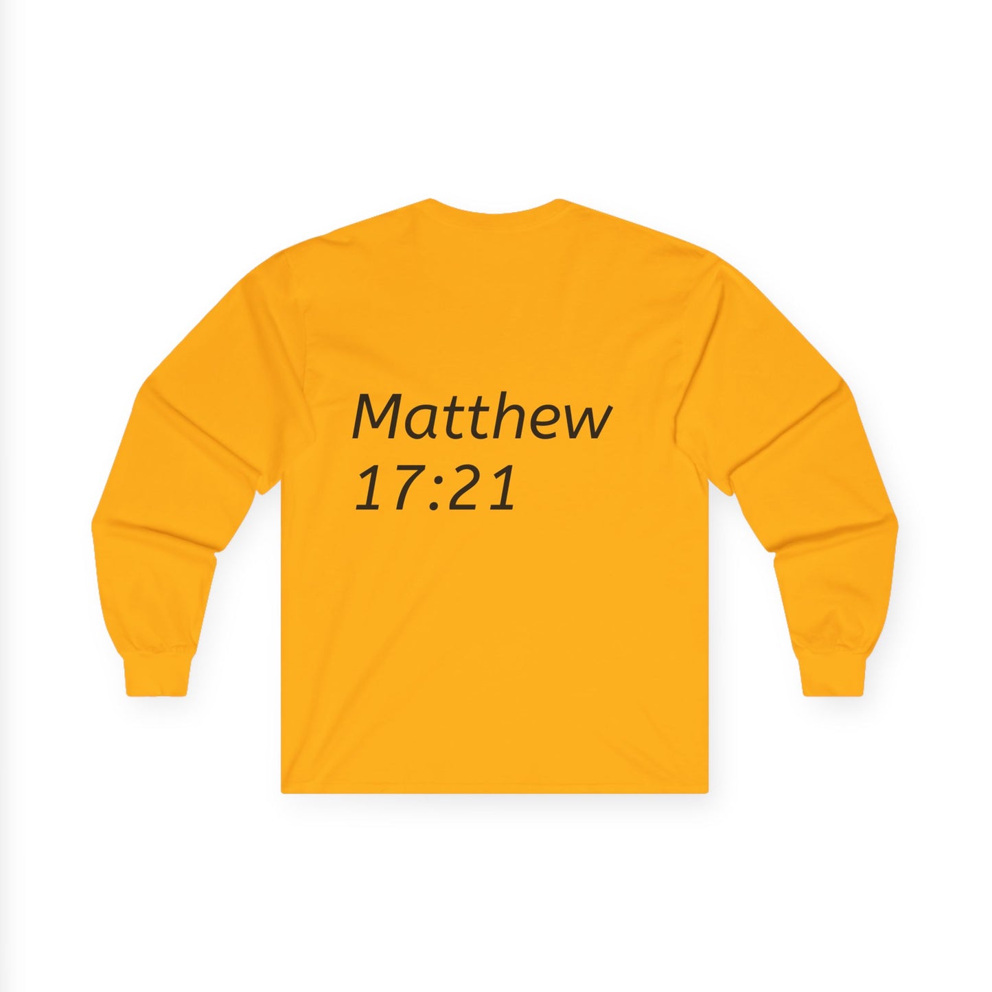 F.A.S.T. Long Sleeve Tee — Faith And Spirit Together Minimalist Graphic Shirt