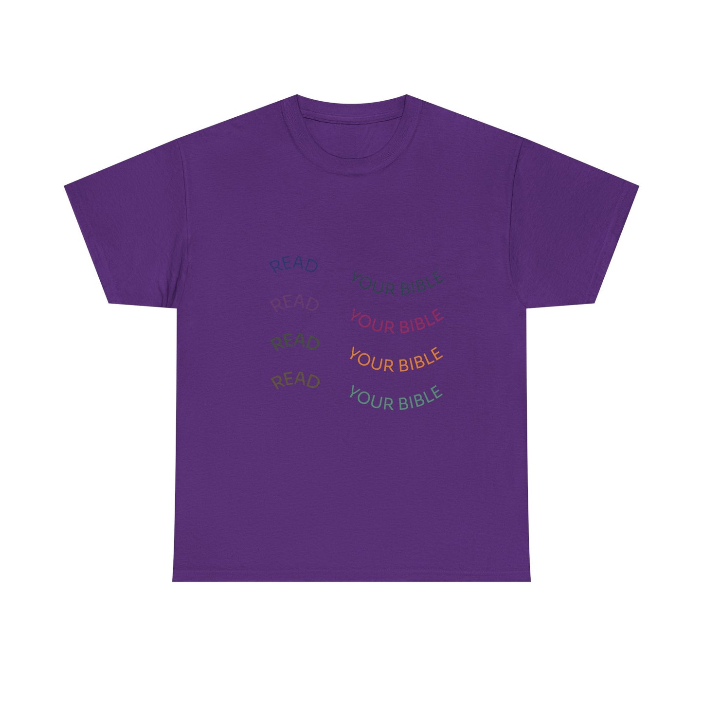Read Your Bible T-Shirt — Minimalist Pastel Christian Tee