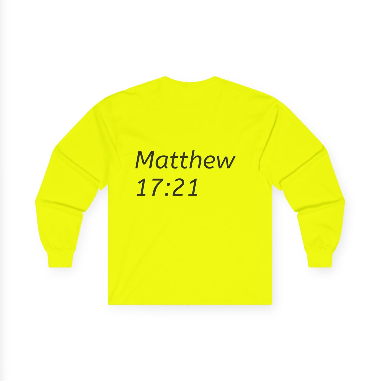 F.A.S.T. Long Sleeve Tee — Faith And Spirit Together Minimalist Graphic Shirt
