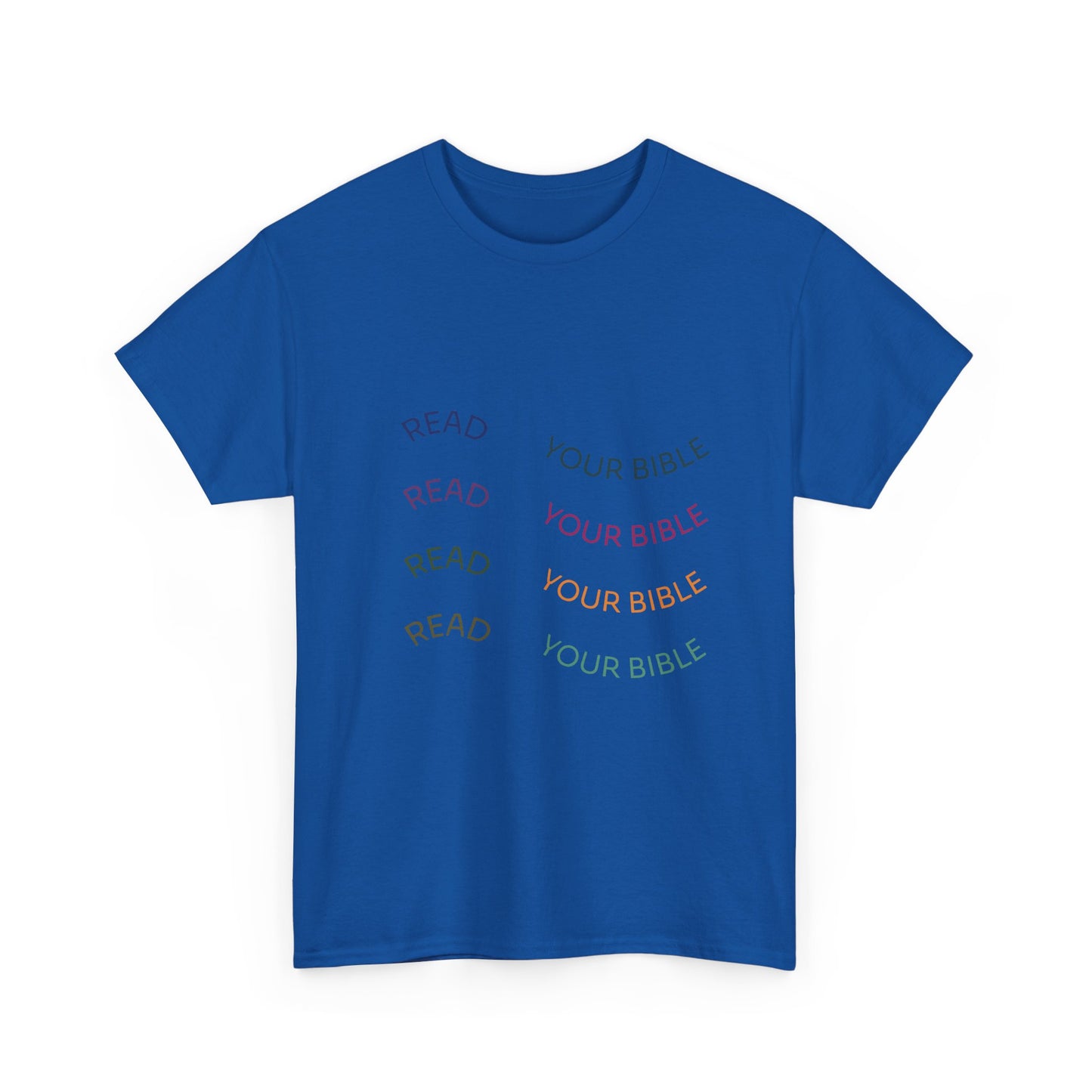 Read Your Bible T-Shirt — Minimalist Pastel Christian Tee