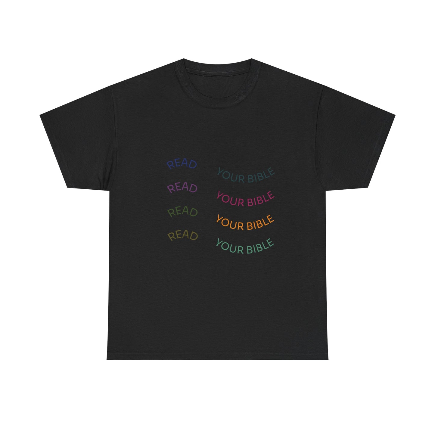 Read Your Bible T-Shirt — Minimalist Pastel Christian Tee