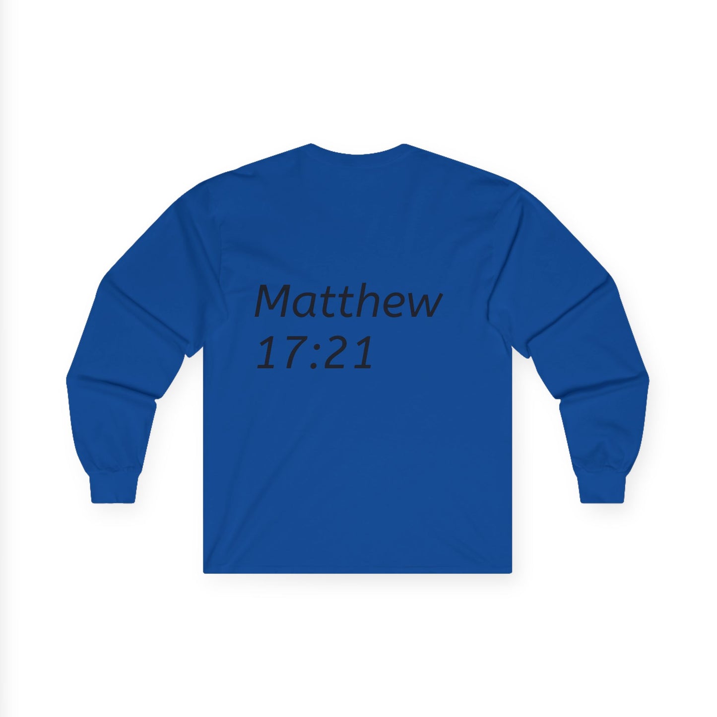 F.A.S.T. Long Sleeve Tee — Faith And Spirit Together Minimalist Graphic Shirt