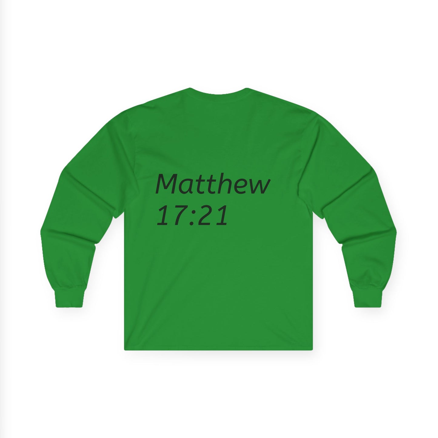 F.A.S.T. Long Sleeve Tee — Faith And Spirit Together Minimalist Graphic Shirt