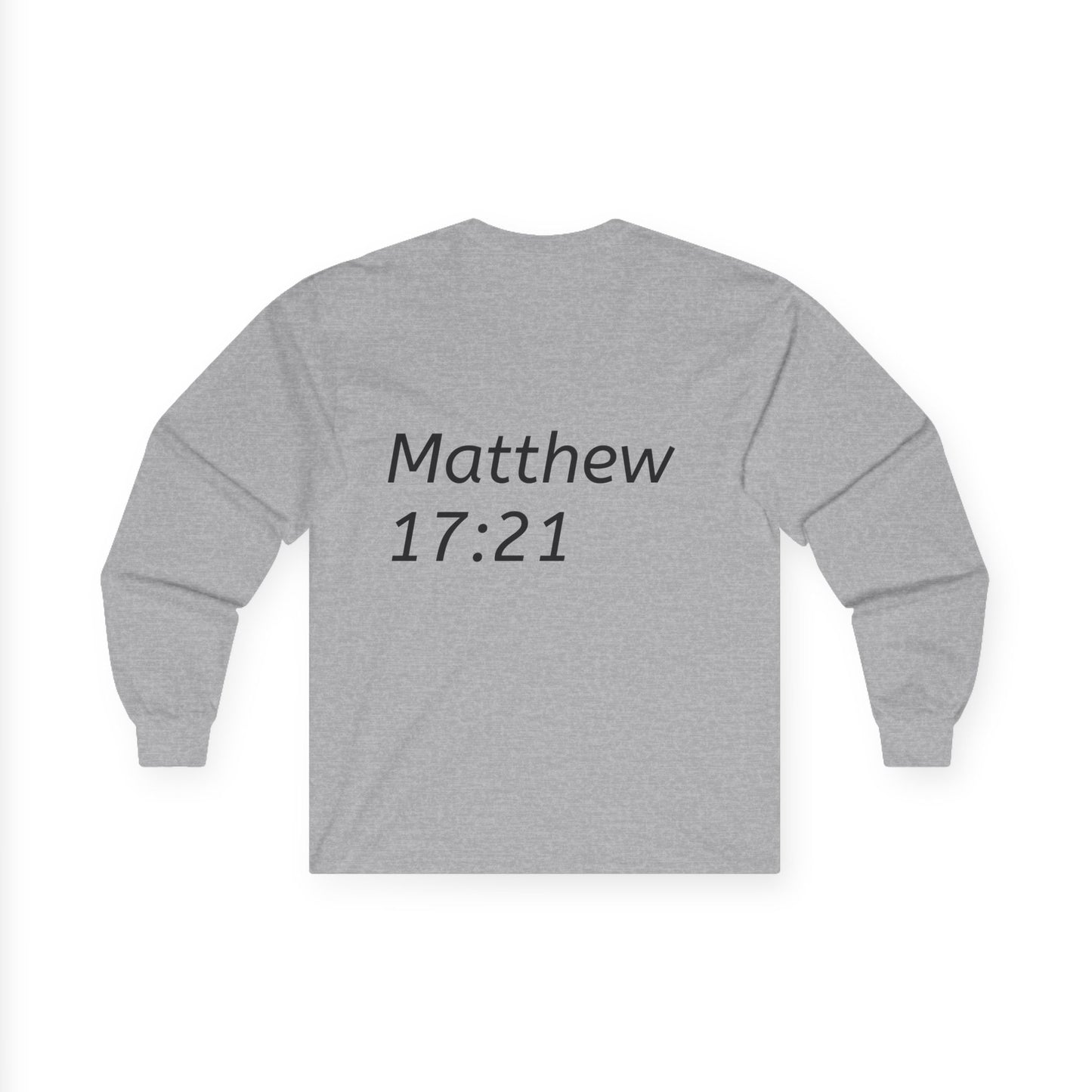 F.A.S.T. Long Sleeve Tee — Faith And Spirit Together Minimalist Graphic Shirt