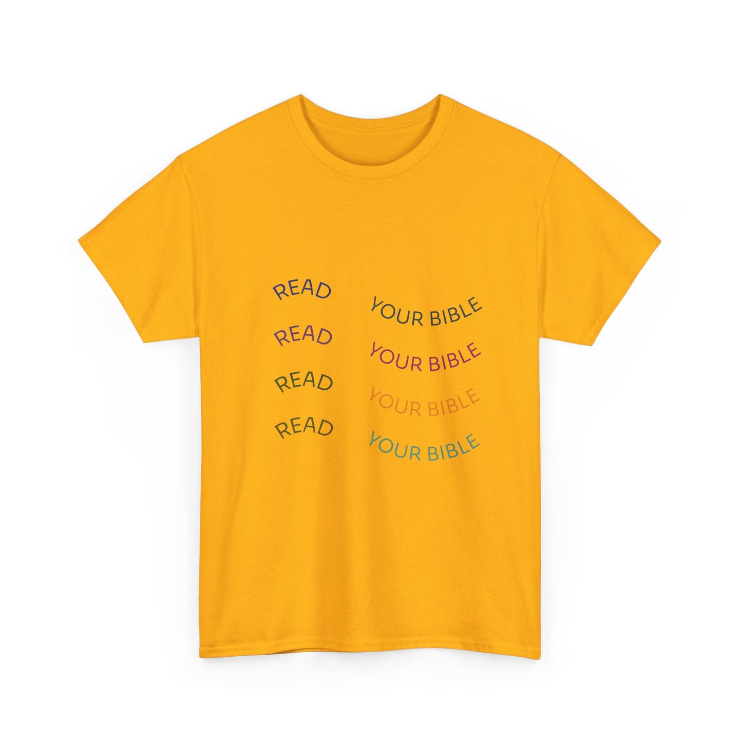 Read Your Bible T-Shirt — Minimalist Pastel Christian Tee