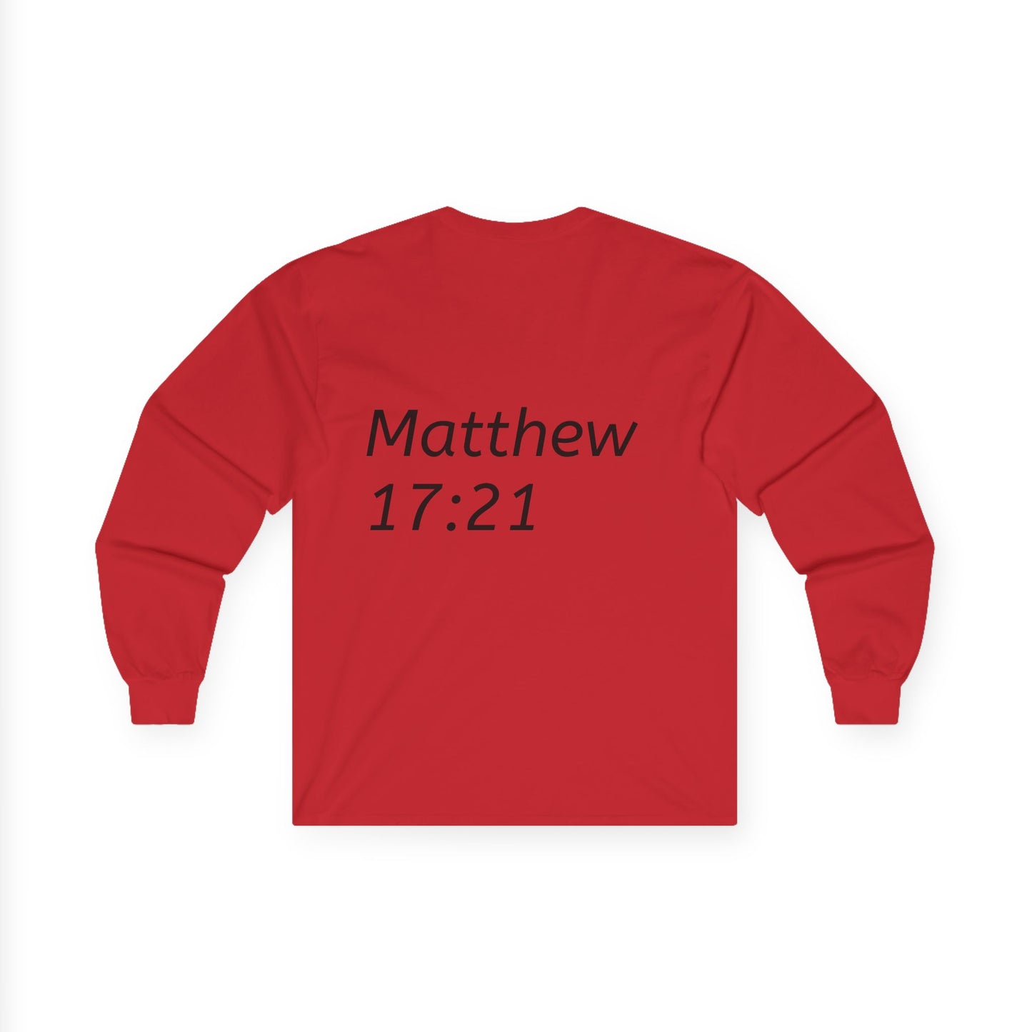 F.A.S.T. Long Sleeve Tee — Faith And Spirit Together Minimalist Graphic Shirt