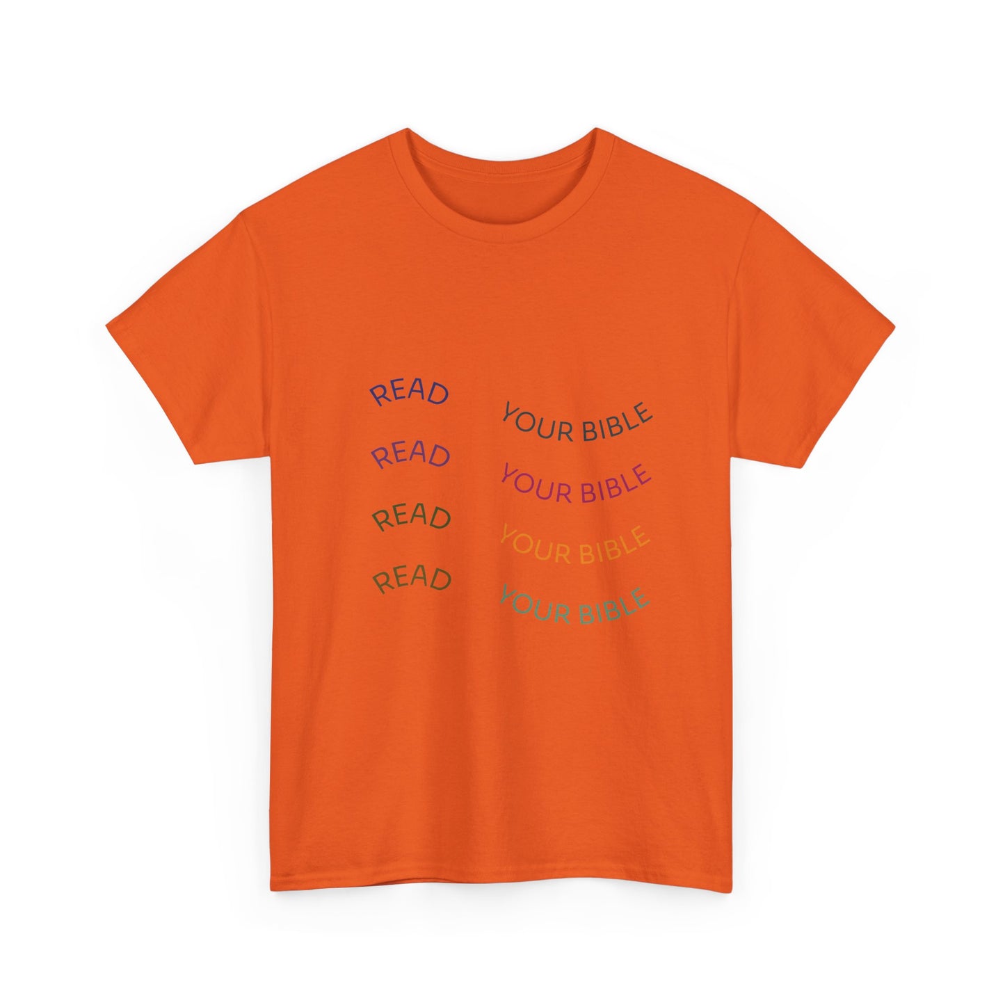 Read Your Bible T-Shirt — Minimalist Pastel Christian Tee