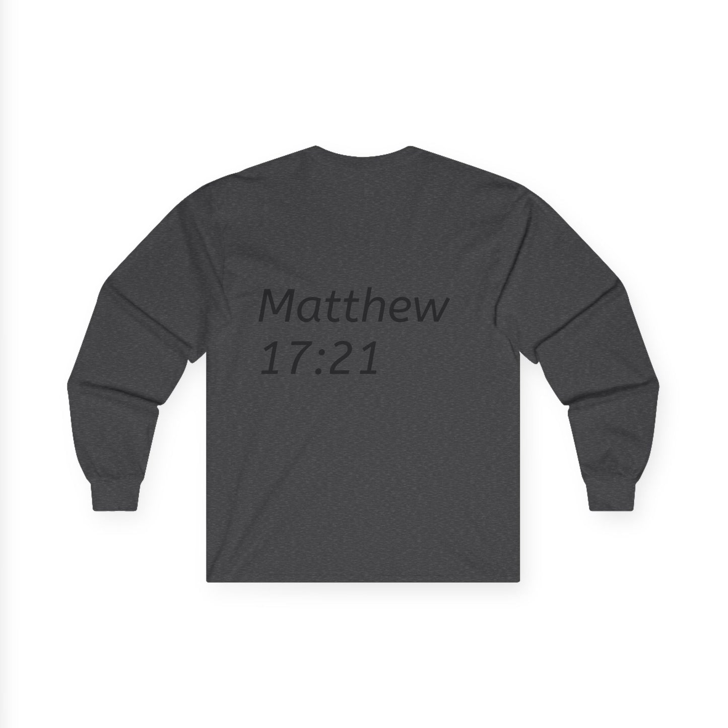 F.A.S.T. Long Sleeve Tee — Faith And Spirit Together Minimalist Graphic Shirt
