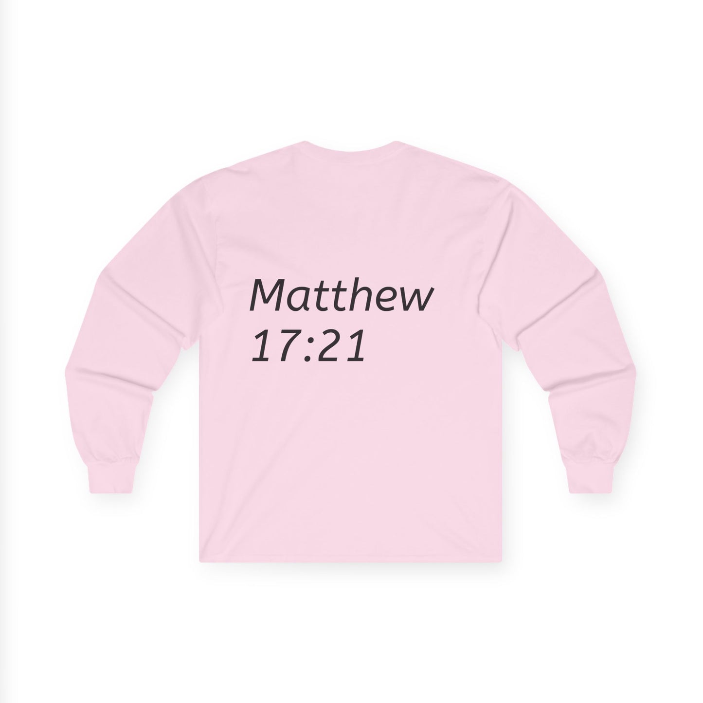F.A.S.T. Long Sleeve Tee — Faith And Spirit Together Minimalist Graphic Shirt